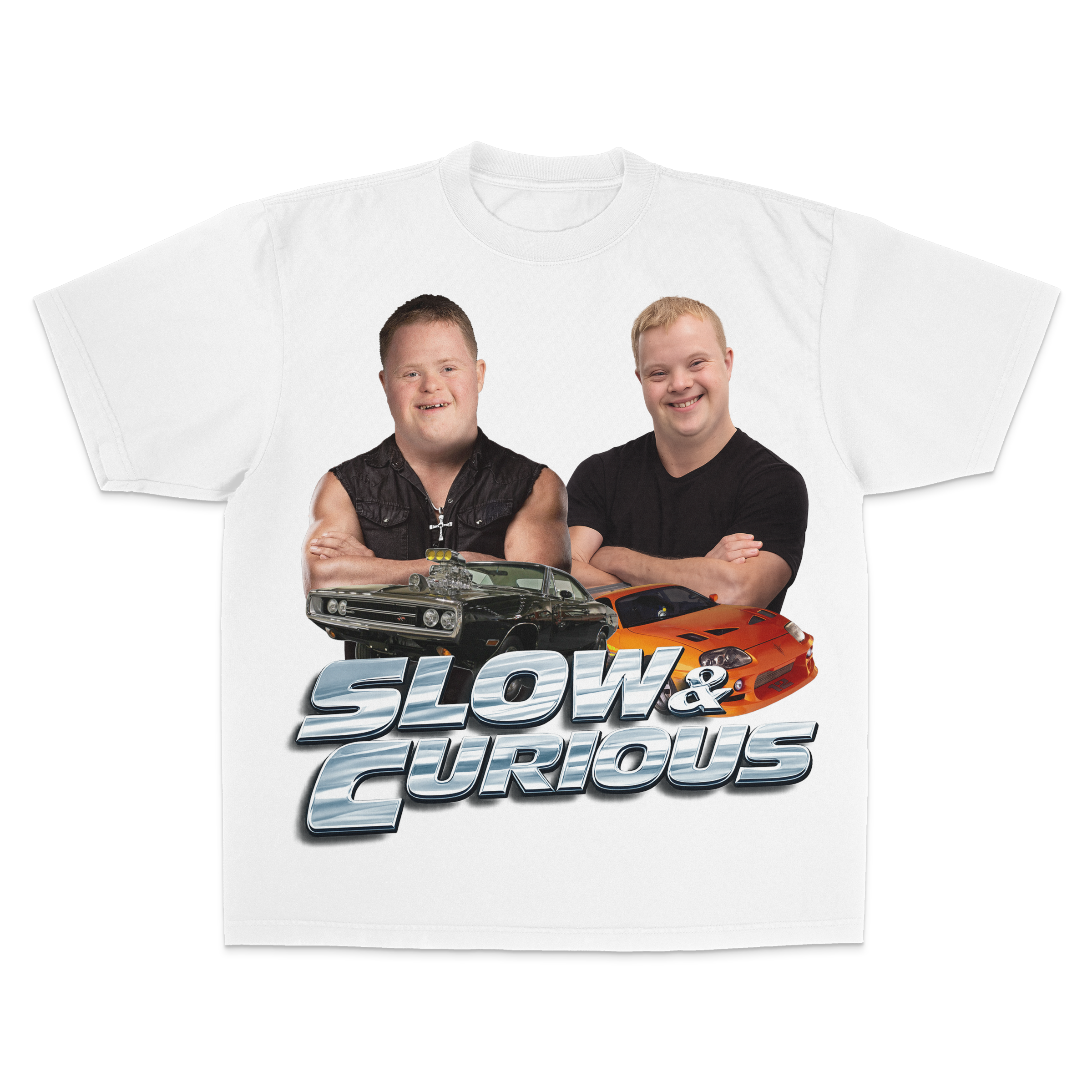 "SLOW AND CURIOUS" TEE